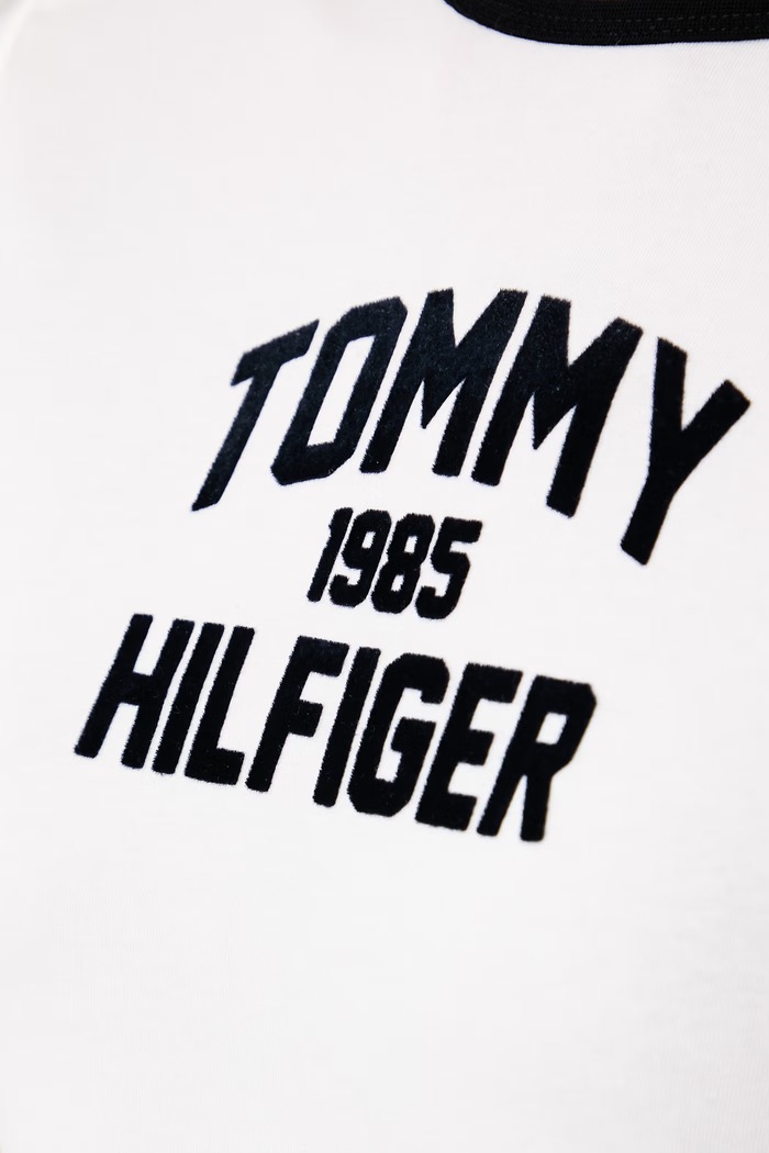 Tommy Hilfiger T-shirt damski bawełniany z elastanem WW0WW52363