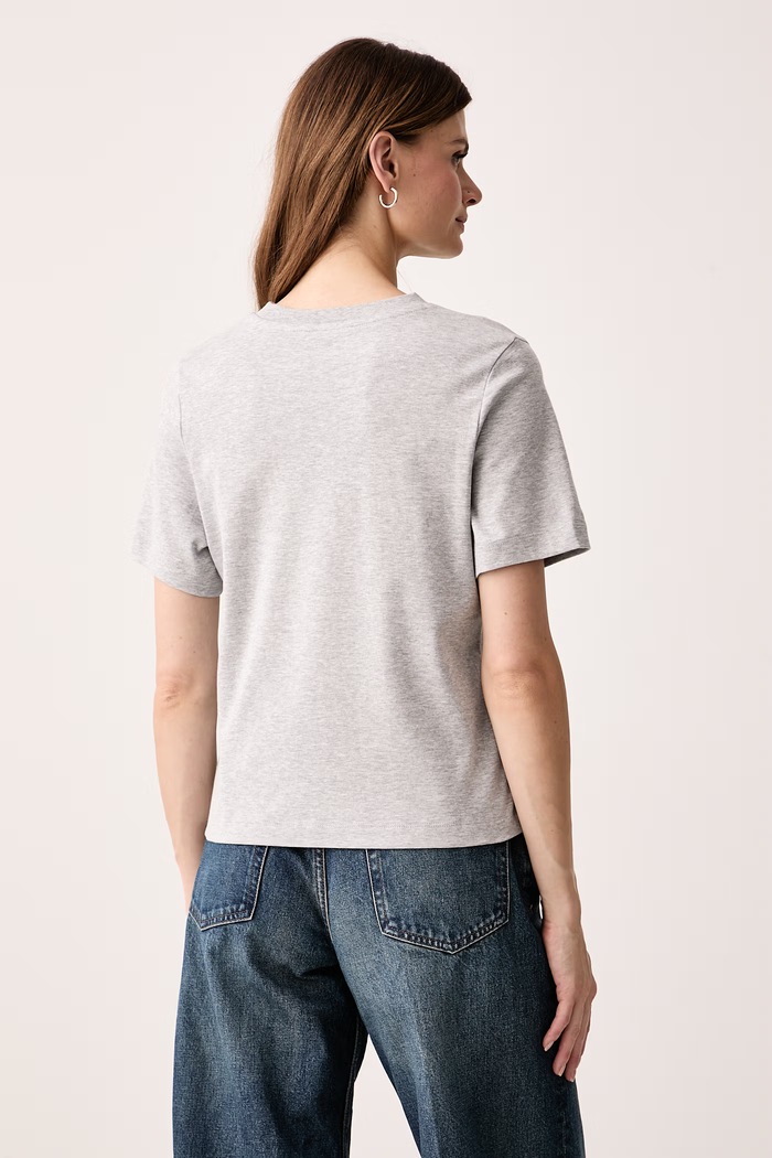 Oblečenie Tommy Hilfiger Tričko dámske bavlnené WW0WW52365 sivá