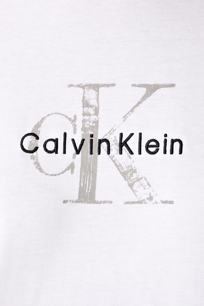 Calvin Klein Jeans T-shirt damski bawełniany LV047H802G biały