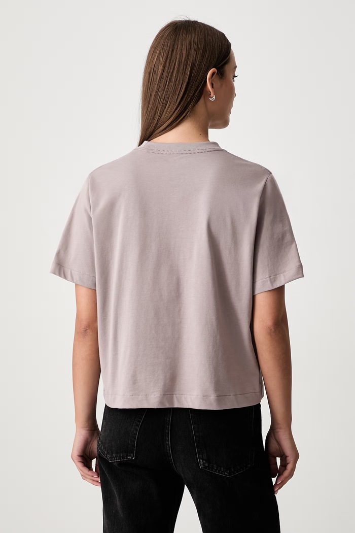 Odzież Calvin Klein Jeans T-shirt damski bawełniany LV047H802G fioletowy