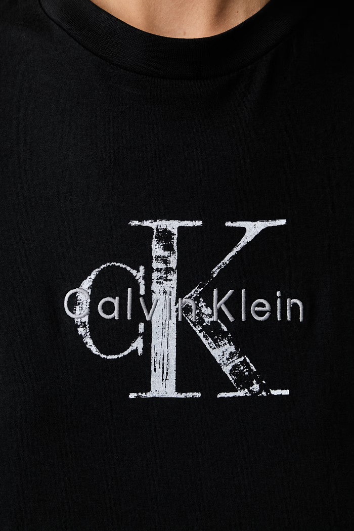 Calvin Klein Jeans tričko dámske bavlnené LV047H802G čierna