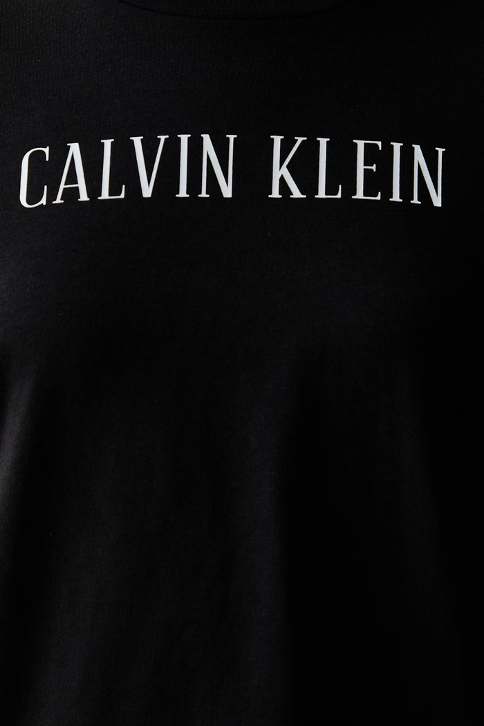 Calvin Klein Jeans T-shirt damski bawełniany LV047H803G czarny