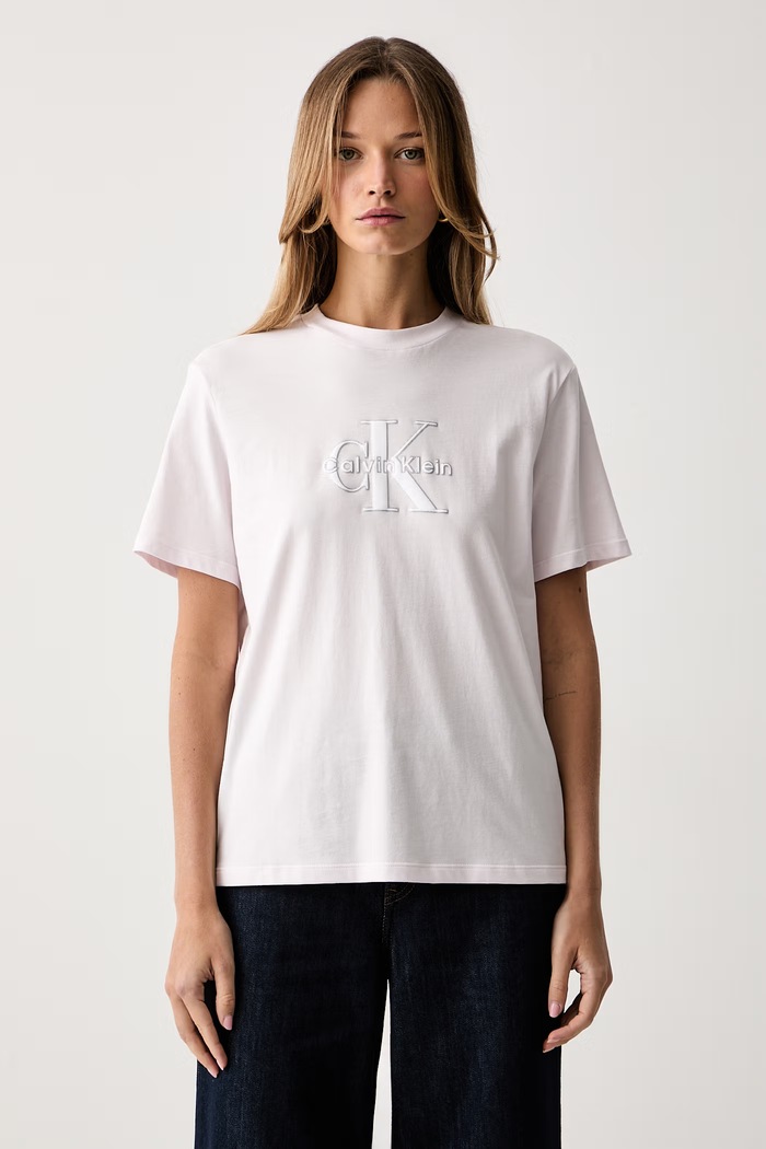 Calvin Klein Jeans tričko dámske bavlnené ružová LV047H800G