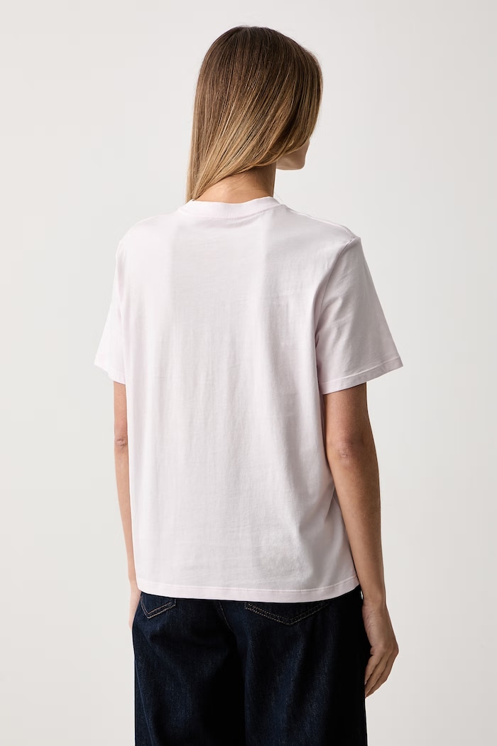 Odzież Calvin Klein Jeans T-shirt damski bawełniany LV047H800G różowy