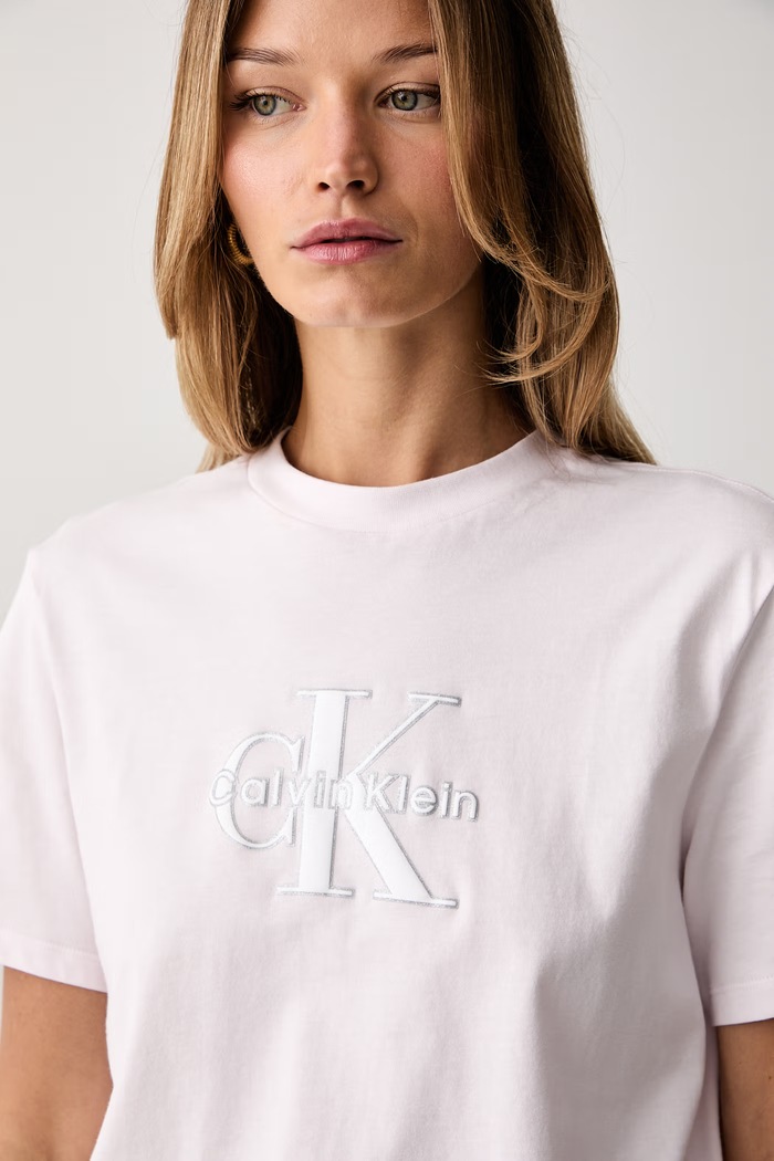 Calvin Klein Jeans tričko dámske bavlnené ružová LV047H800G