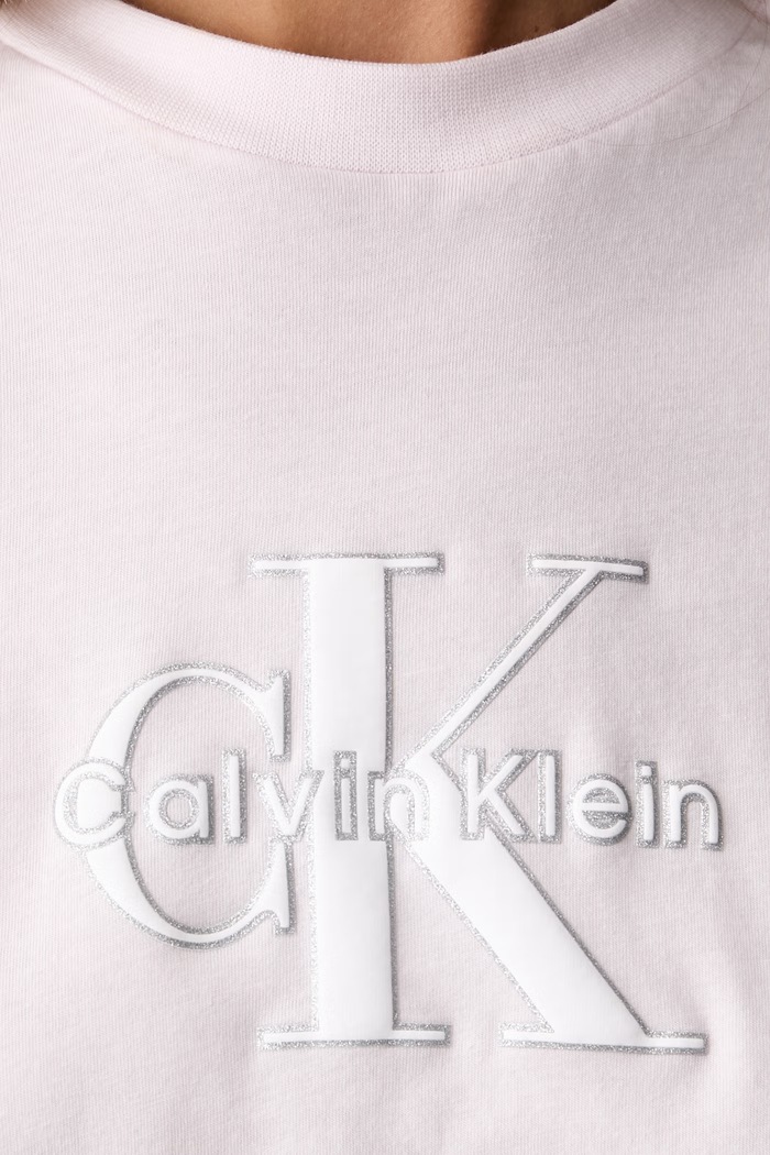 Calvin Klein Jeans tričko dámske bavlnené LV047H800G ružová