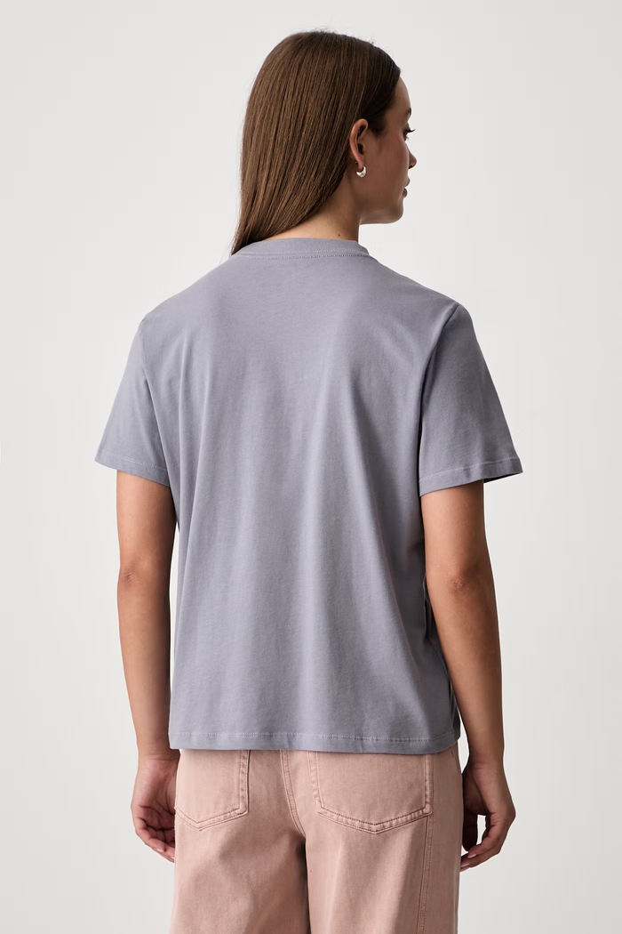 Odzież Calvin Klein Jeans T-shirt damski bawełniany LV047H800G szary