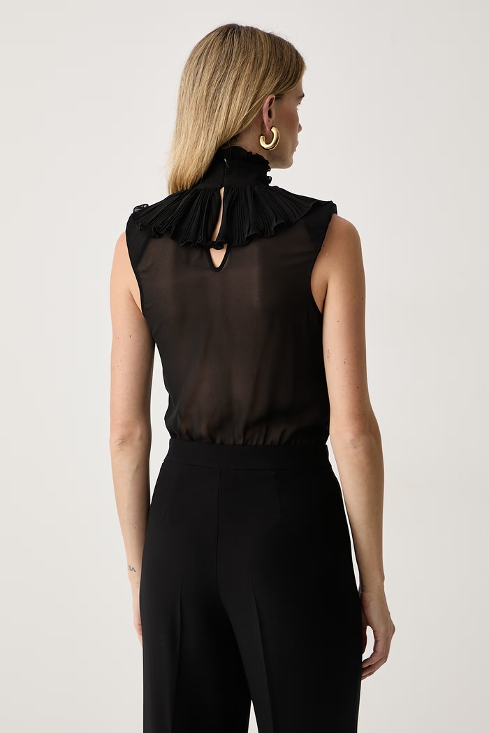 Odzież Elisabetta Franchi Body damskie CB01067E2 czarny