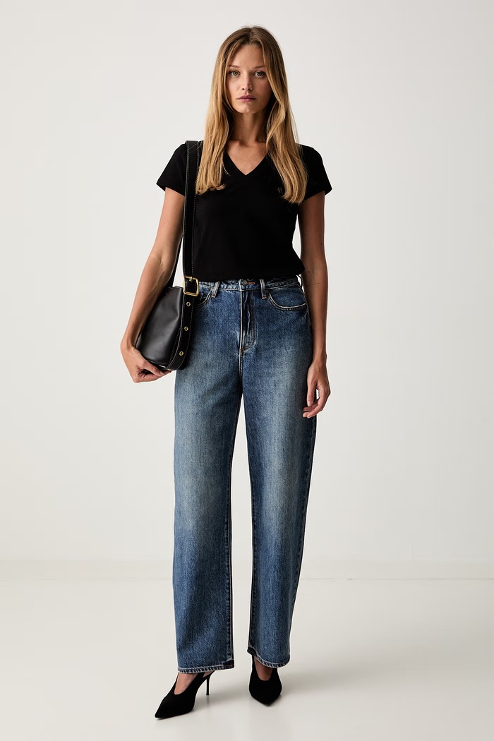 Armani Exchange basic tričko dámske bavlnené s elastanom XW002971.AF16294 čierna AW26