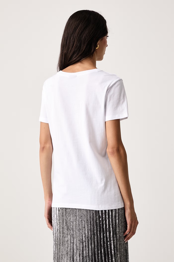 Îmbrăcăminte Armani Exchange Tricou pentru femei din bumbac XW002970.AF10356 alb