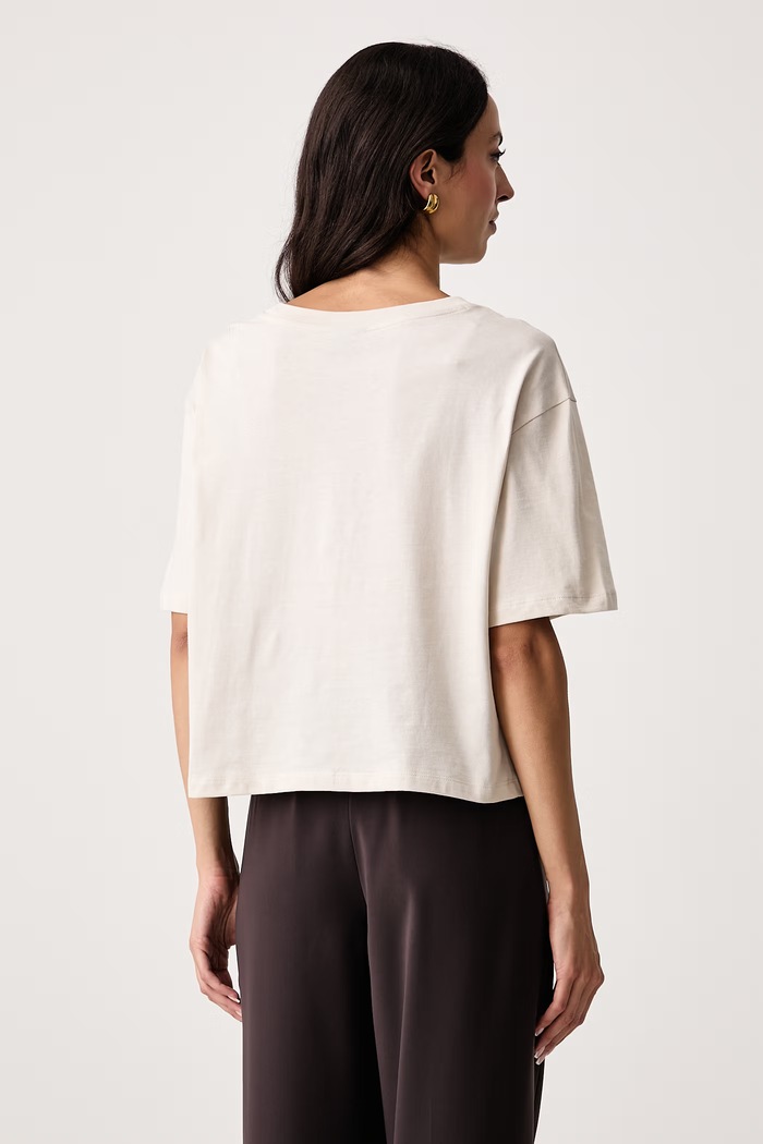 Îmbrăcăminte Armani Exchange Tricou pentru femei din bumbac XW002779.AF10356 bej