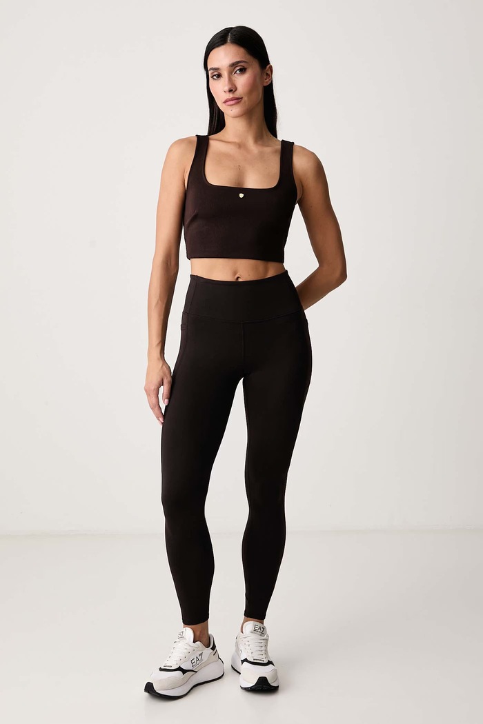 Armani Exchange Top ženski XW002665.AF18852 rjava AW26
