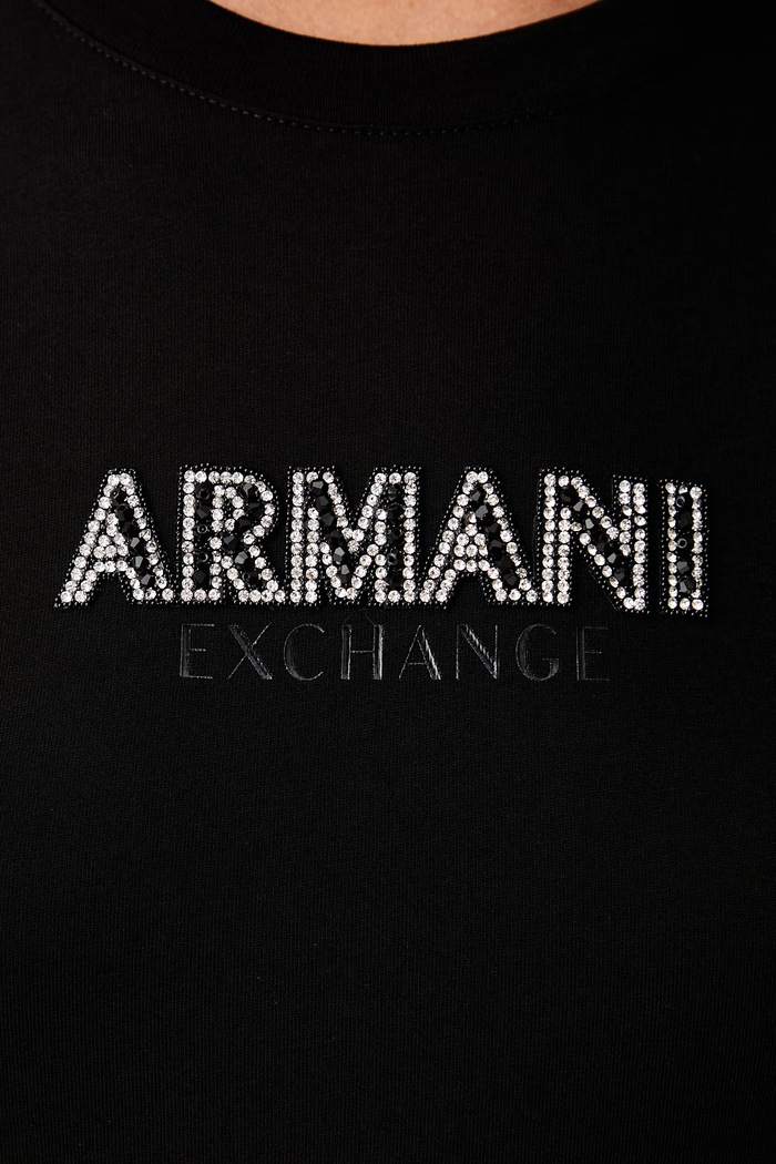 Armani Exchange kratka majica ženska bombažna XW002550.AF10356
