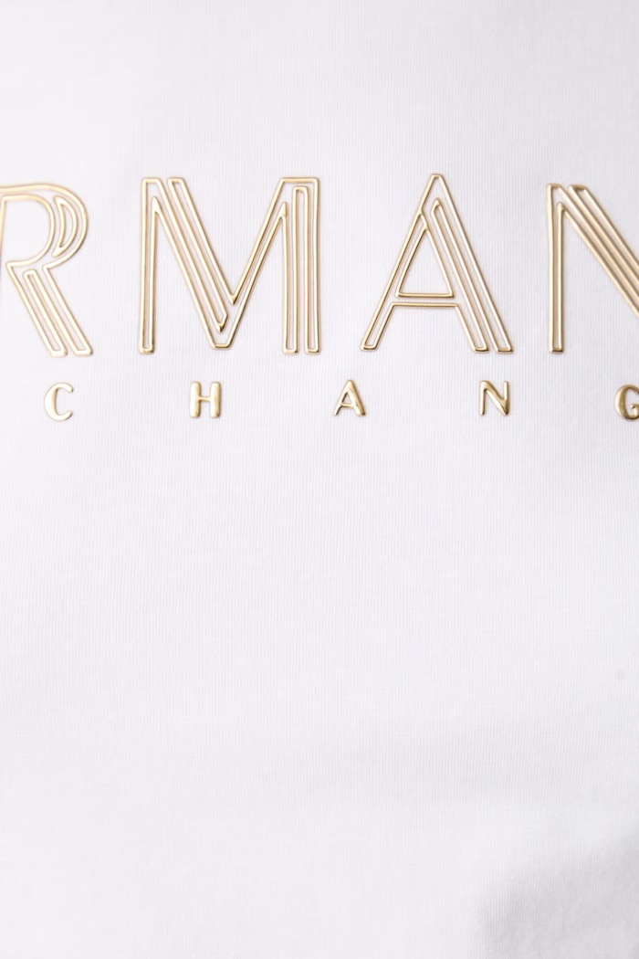 Armani Exchange kratka majica ženska bombažna z elastanom XW002547.AF23955