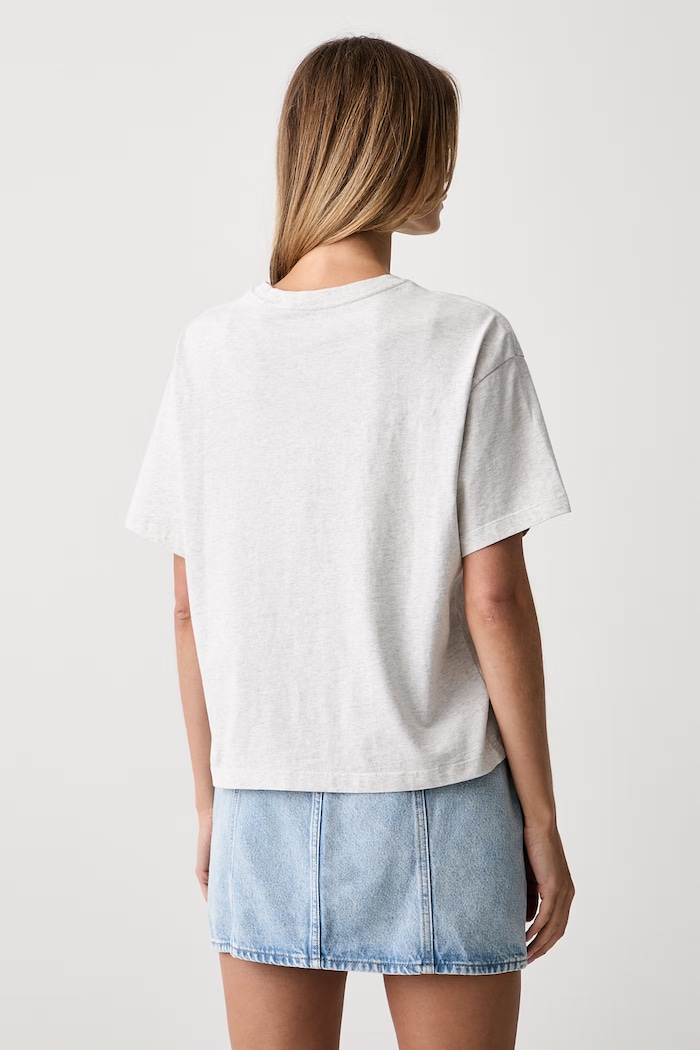 Oblačila Levi's kratka majica ženska bombažna GR ANYDAY 005HP siva