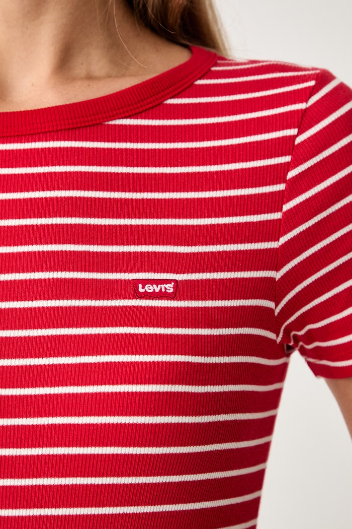 Levi's tričko dámske bavlnené s elastanom HAYES 001J3