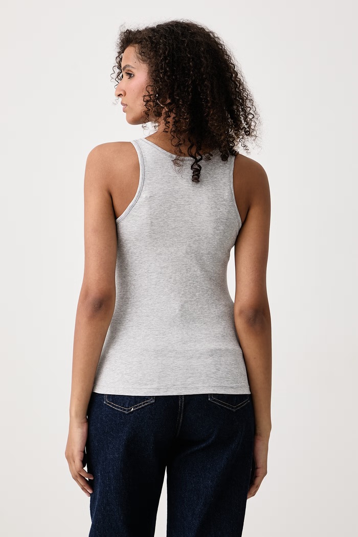 Odzież United Colors of Benetton Top damski z modalem 2-pack 3XCM1H00E szary