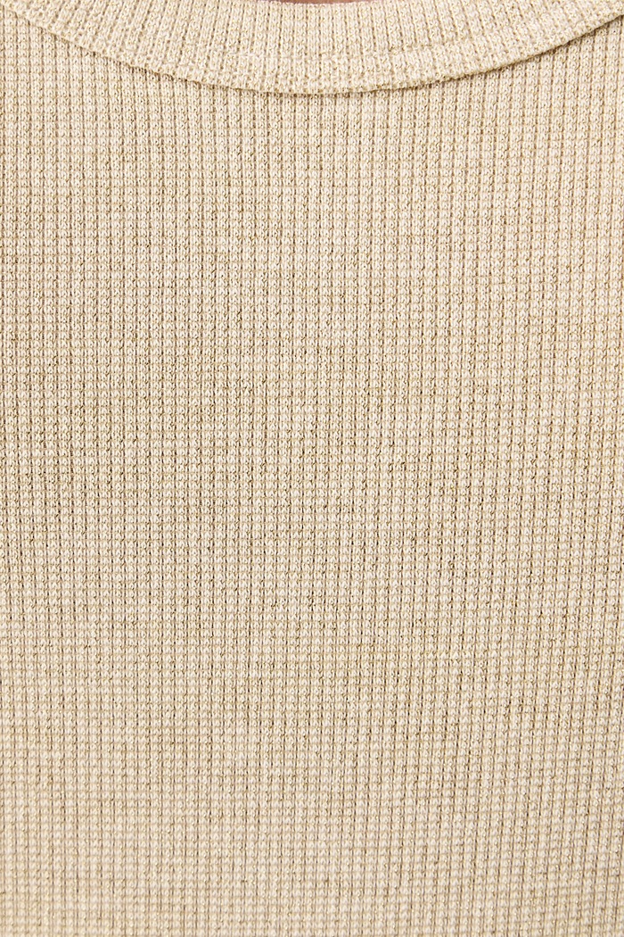 Τοπ γυναικείο με βαμβάκι United Colors of Benetton 3LNCDH01H μπεζ