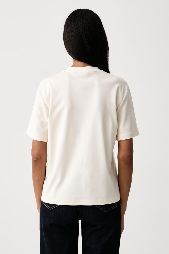 United Colors of Benetton T-shirt γυναικείο βαμβακερό 3WRAD10DD μπεζ AW26