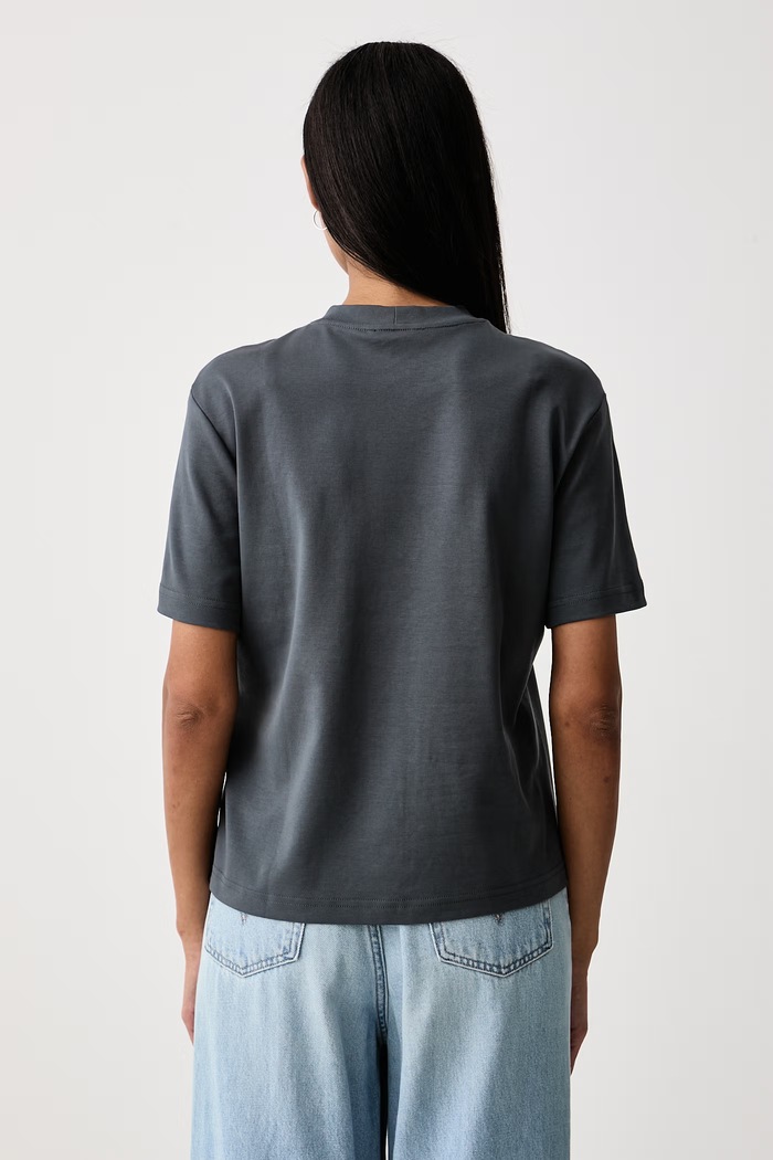 United Colors of Benetton T-shirt damski bawełniany 3WRAD10DD szary AW26