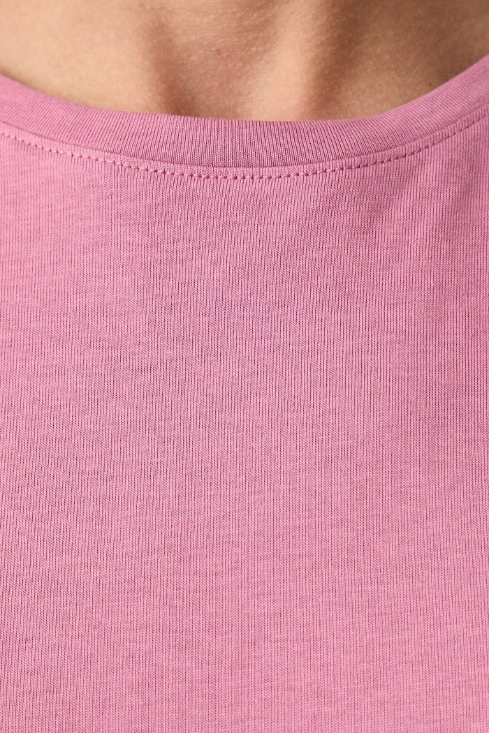 Top ženski bombažen United Colors of Benetton roza 38YTD10DA