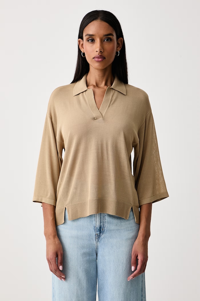 United Colors of Benetton Camicetta da donna con viscosa giallo 13I8D301P