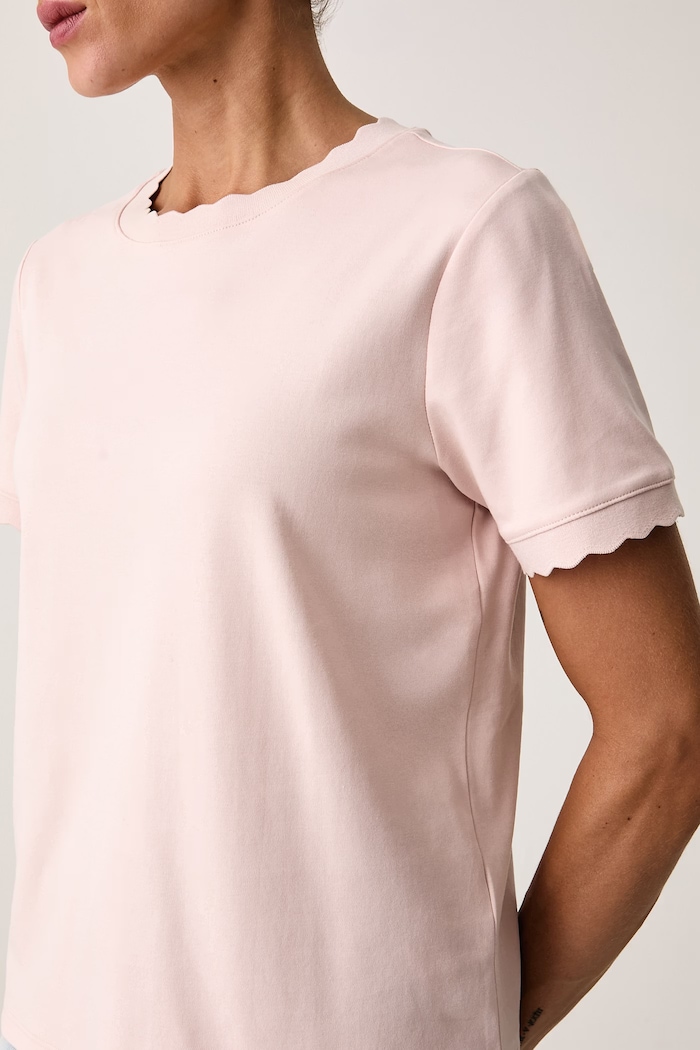 T-shirt damski bawełniany United Colors of Benetton 3DCJD10DM różowy