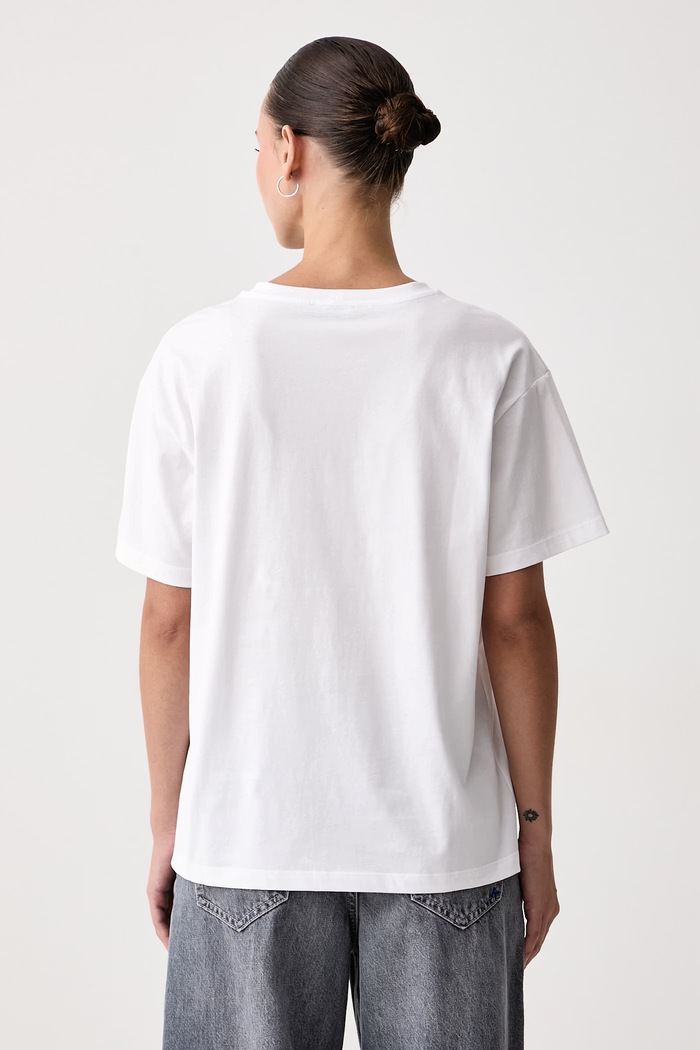 Odzież United Colors of Benetton T-shirt damski bawełniany 3RPCD10DN biały