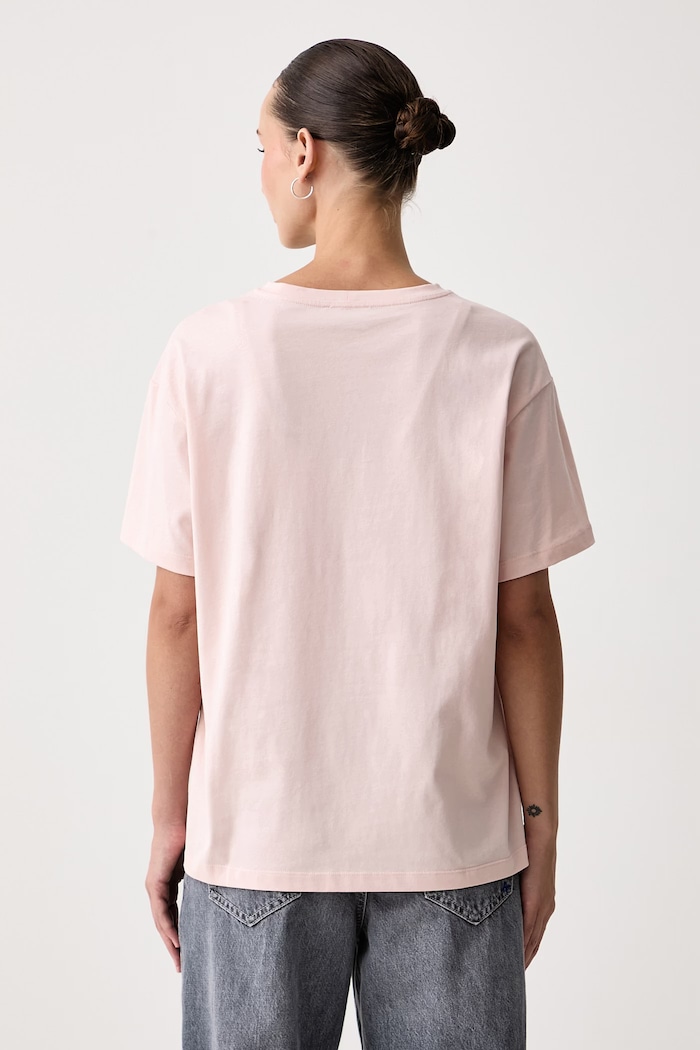 United Colors of Benetton T-shirt γυναικείο βαμβακερό 3RPCD10DN ροζ AW26
