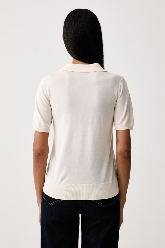 United Colors of Benetton Πόλο γυναικείο με lyocell 1UPXD301U μπεζ AW26