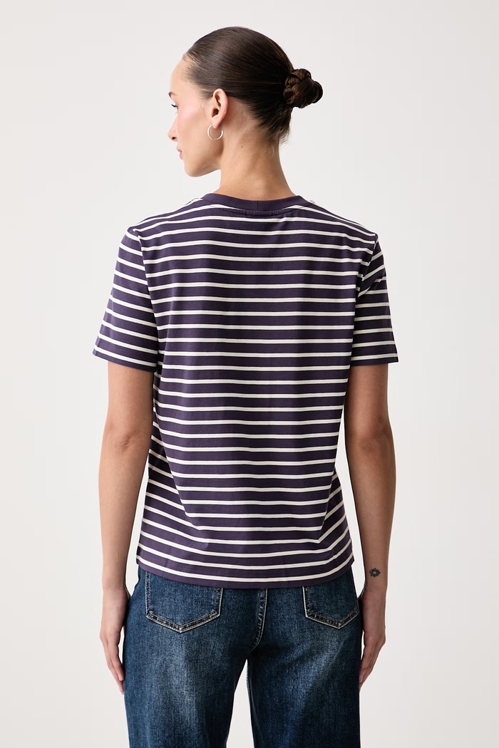 United Colors of Benetton T-shirt damski bawełniany 31DQD10DJ fioletowy AW26