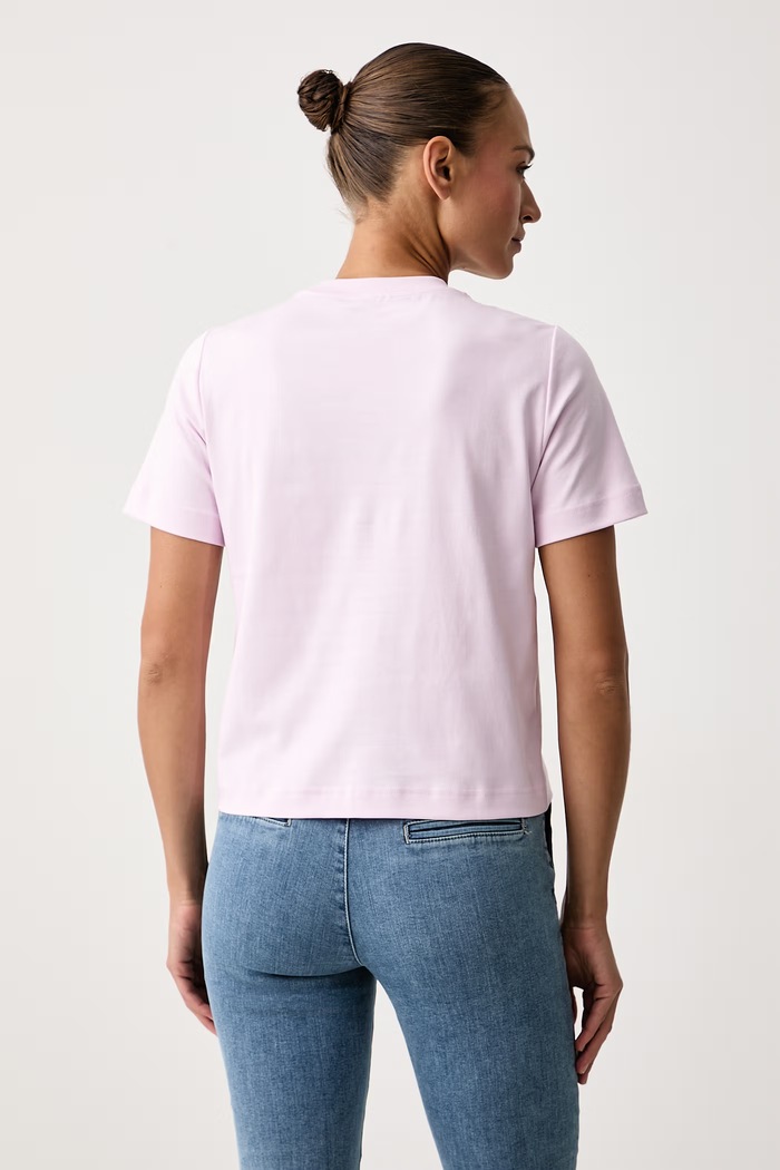 United Colors of Benetton Kratka majica ženska bombažna 3DCJD10DI roza AW26