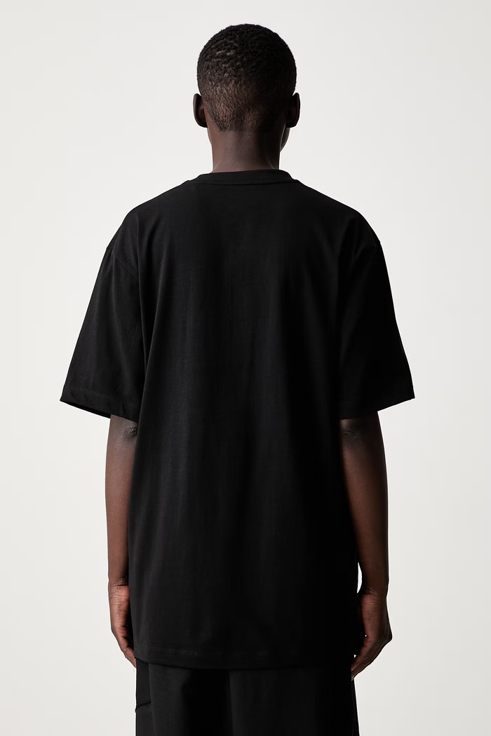 Odzież Y-3 LOGO LS TEE T-shirt bawełniany damski KQ8579.D czarny