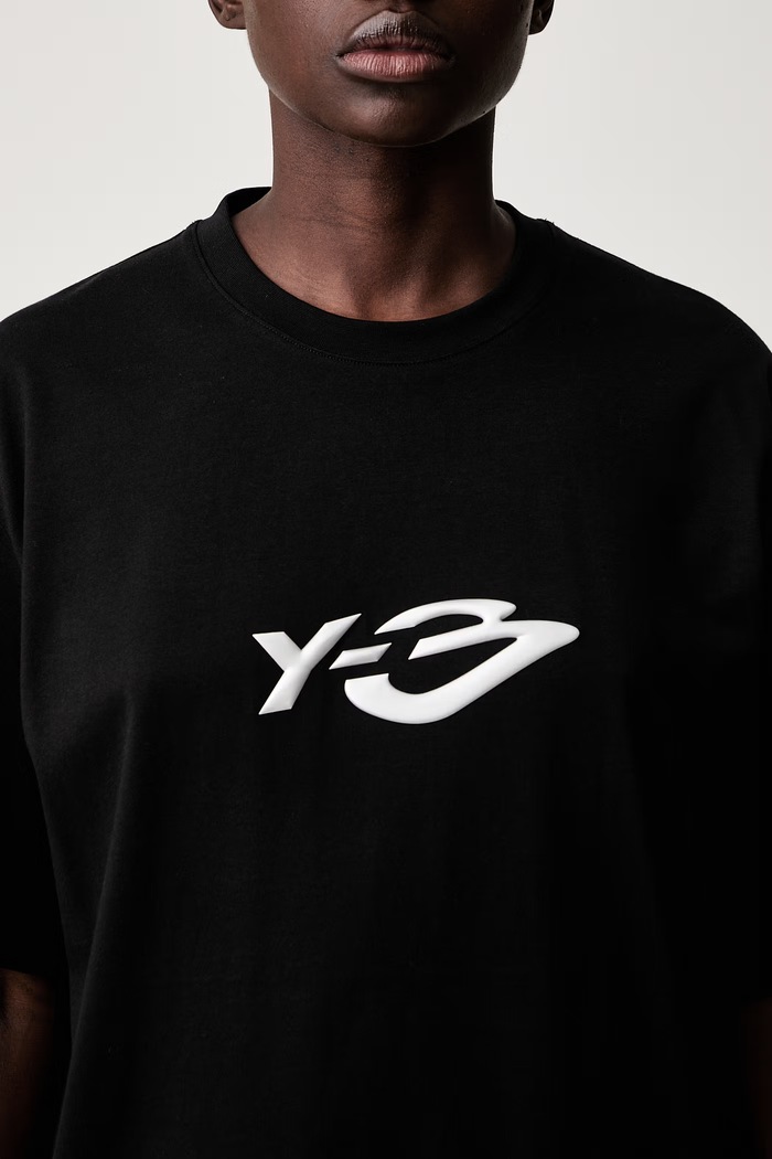 Y-3 LOGO LS TEE T-shirt bawełniany damski KQ8579.D
