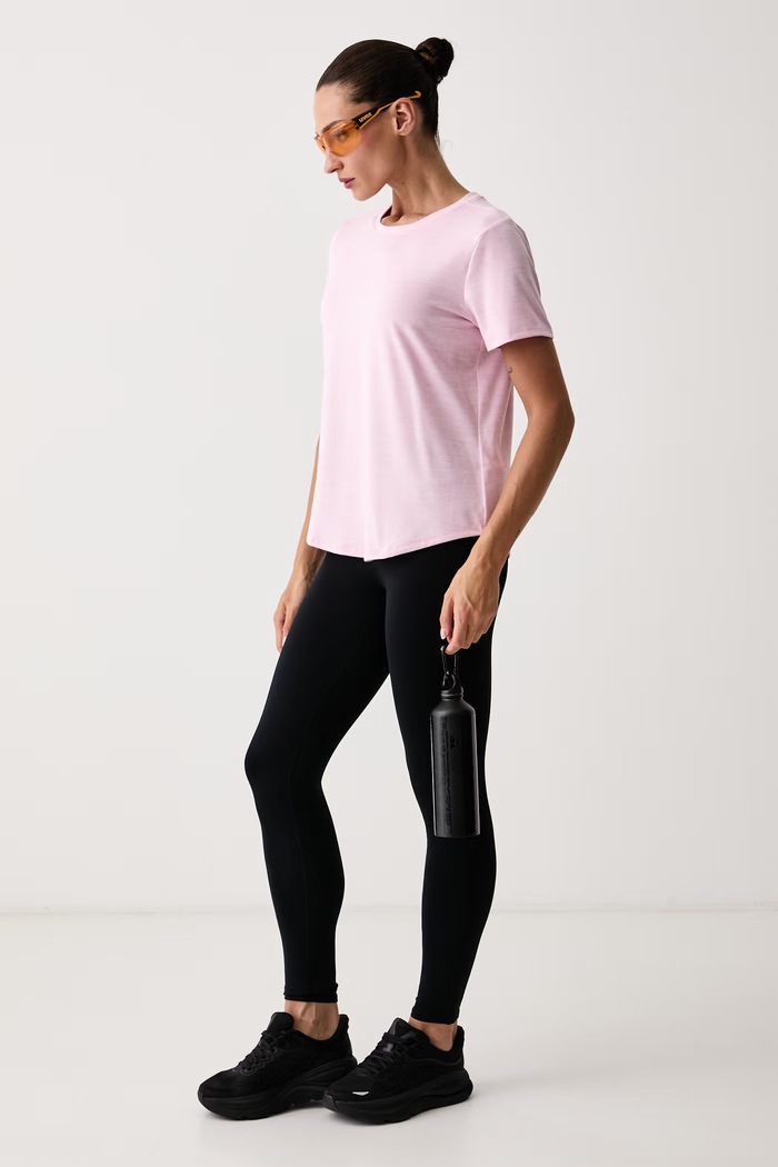 Skechers T-shirt treningowy damski GODRI TS104 różowy AW26