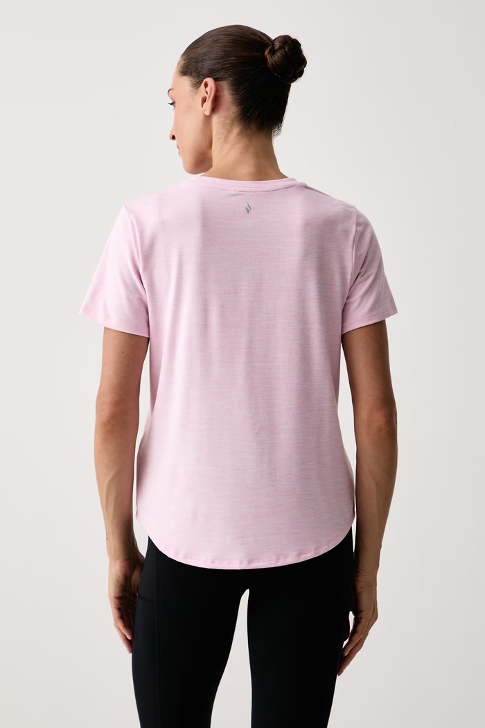 Odzież Skechers T-shirt treningowy damski GODRI TS104 różowy