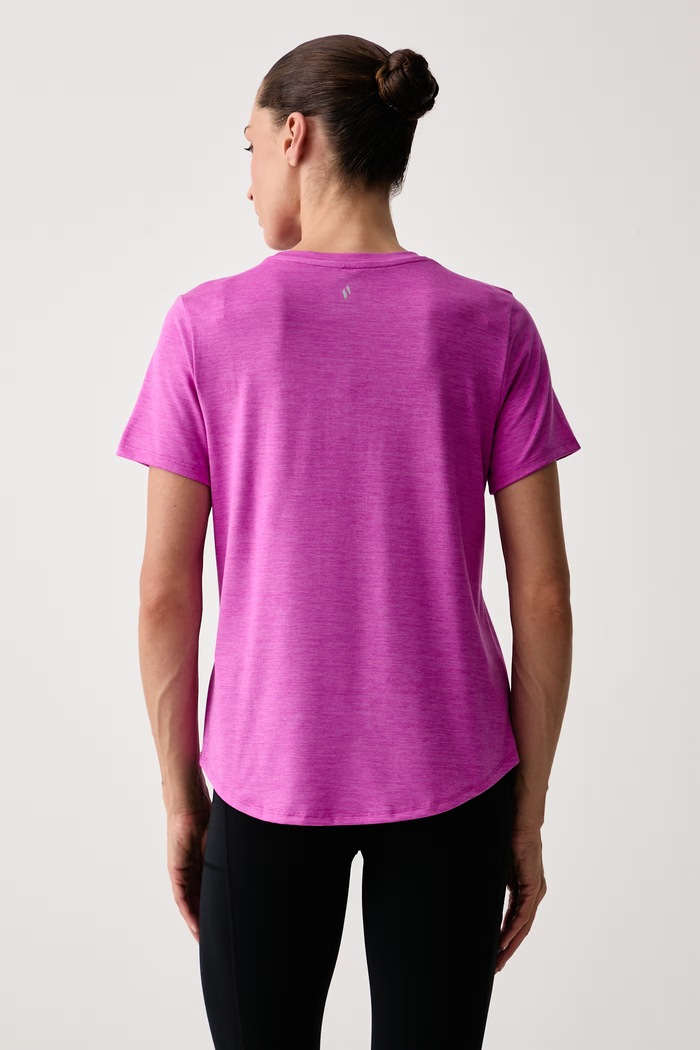 Odzież Skechers T-shirt treningowy damski GODRI TS104 różowy