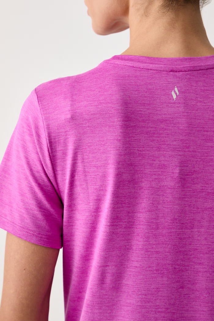 Skechers T-shirt treningowy damski GODRI TS104 różowy