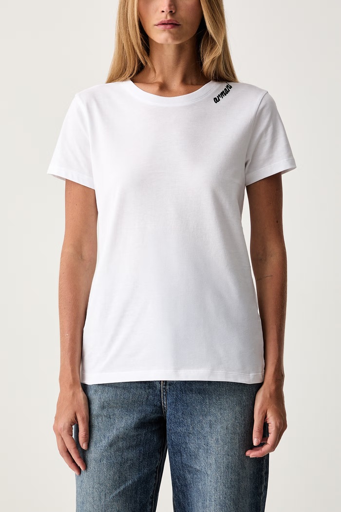 Armani Exchange футболка для женщин из хлопка белый XW003260.AF10356