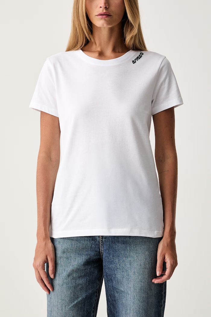 Armani Exchange футболка для женщин из хлопка белый XW003260.AF10356