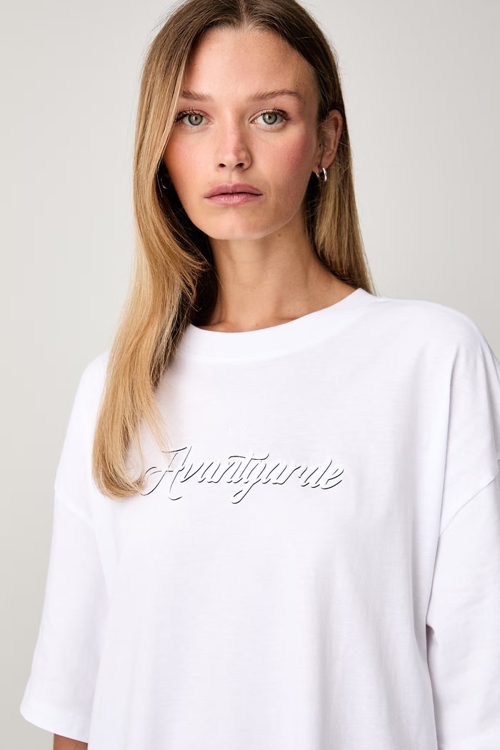 Armani Exchange тениска дамска от памук бял XW002808.AF10356