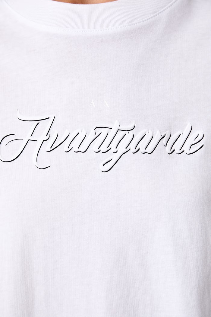 Armani Exchange тениска дамска от памук XW002808.AF10356 бял