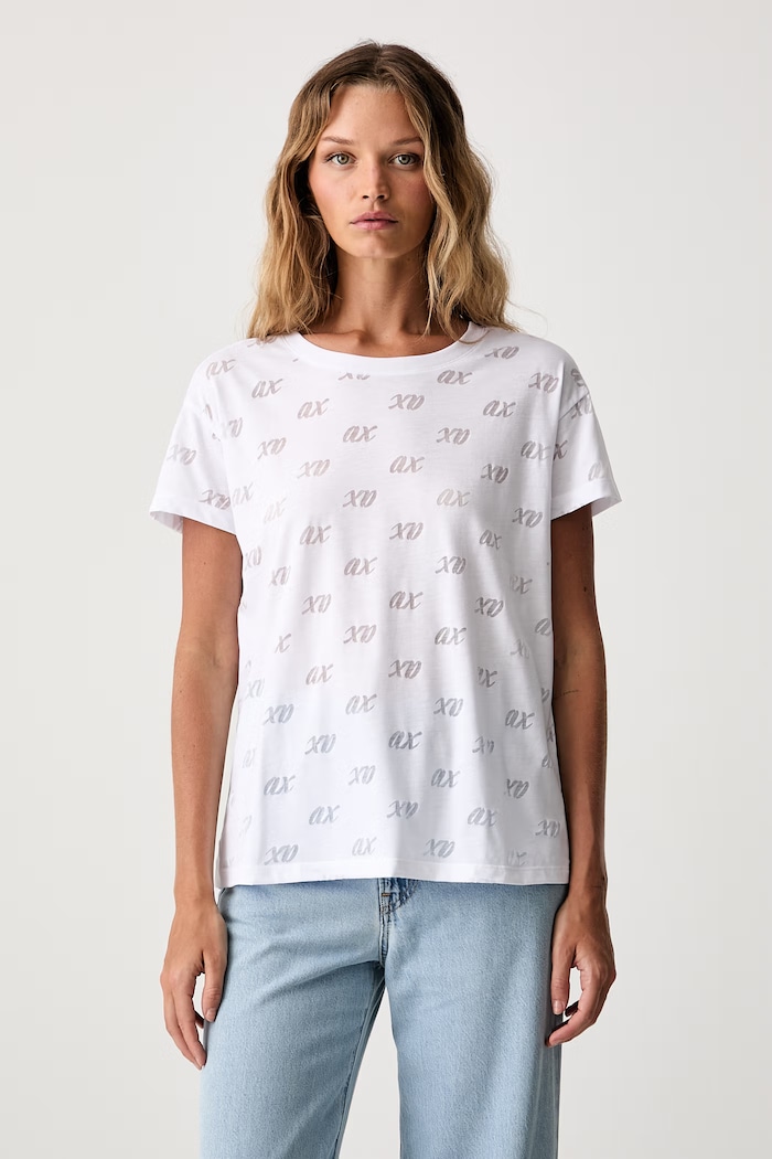 Armani Exchange тениска дамска с памук бял XW002770.AF10835