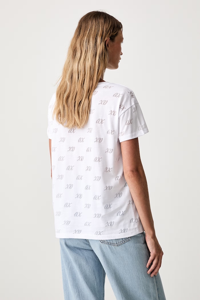 Дрехи Armani Exchange тениска дамска с памук XW002770.AF10835 бял