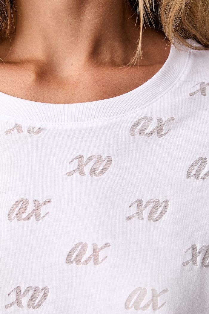 Armani Exchange тениска дамска с памук XW002770.AF10835 бял