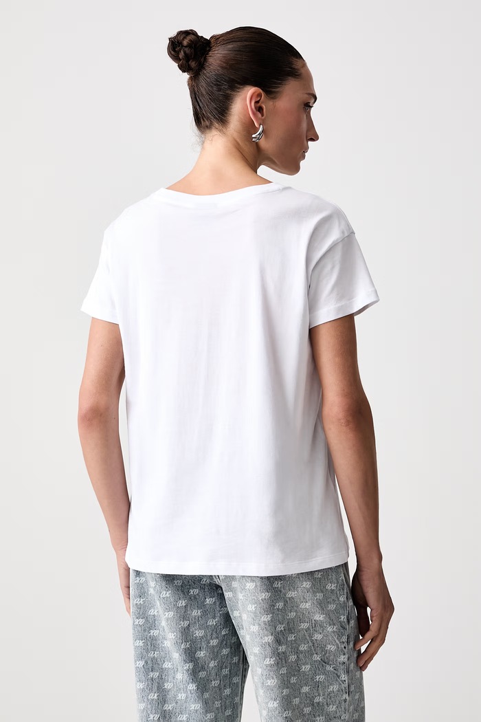Одяг Armani Exchange футболка жіноча бавовняна XW002767.AF10356 білий