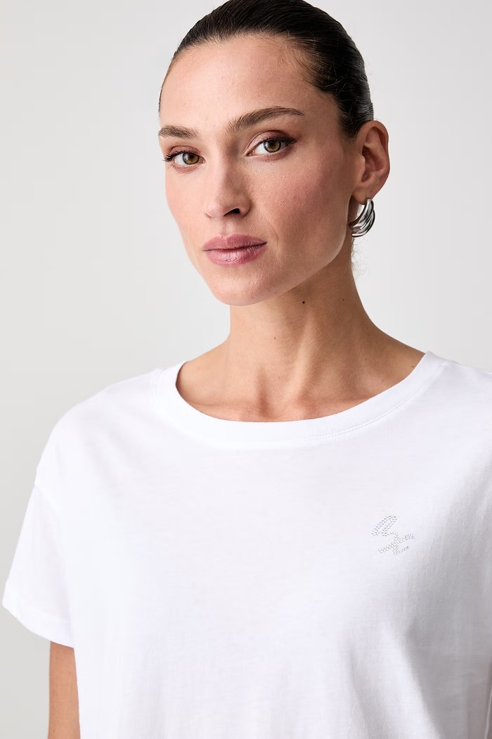 Armani Exchange футболка жіноча бавовняна білий XW002767.AF10356