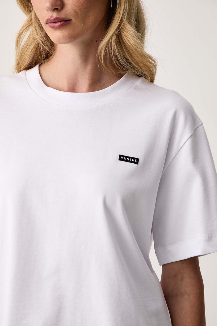 T-shirt damski bawełniany BELLAMY MUNTHE 263114026366 biały