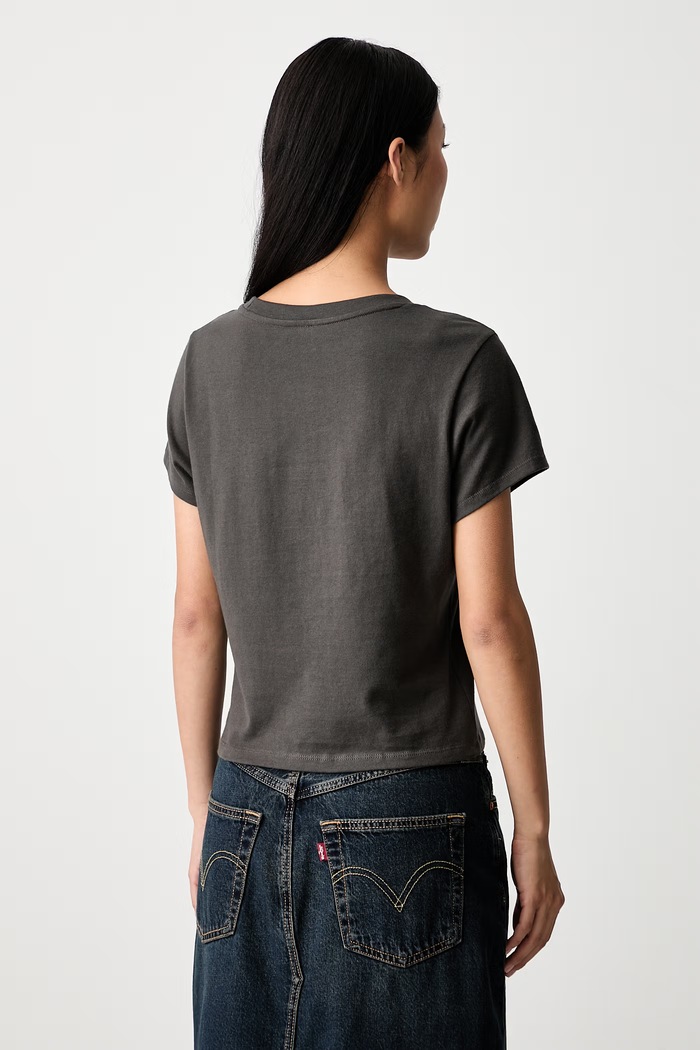 Odzież Vans T-shirt damski bawełniany VN000WRSEMV1 szary