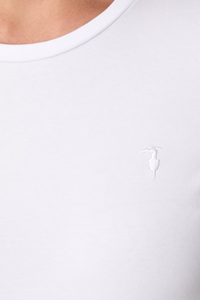 Trussardi T-shirt damski z bawełną G0266000325N